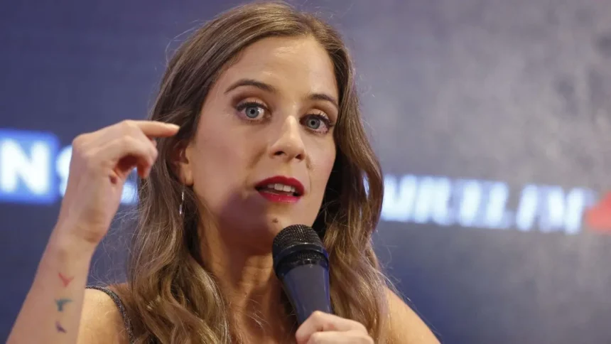 Alison Mandel sufre mordedura de perro en la vía pública