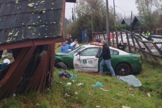 Accidente en Putemún: Funcionarios de Carabineros lesionados durante procedimiento policial