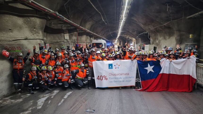 Chuquicamata Subterránea: Liderazgo femenino en la minería con 67% de jefaturas en manos de mujeres