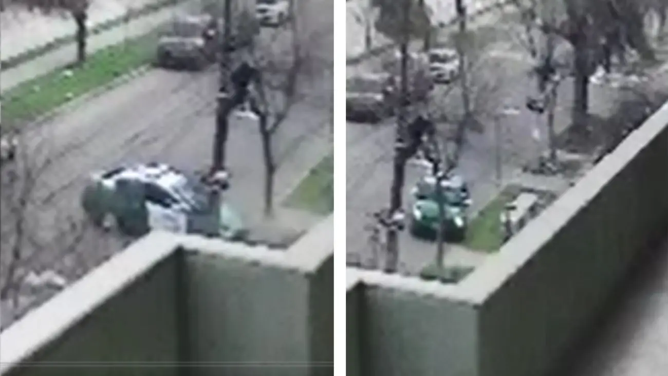 Accidente de patrulla policial en Estación Central: Conductor trasladado en helicóptero Accidente de patrulla policial en Estación Central: Conductor trasladado en helicóptero