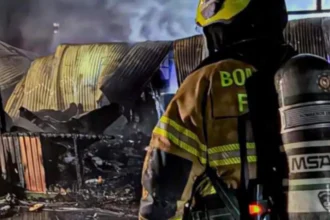 Trágico incendio en Santa Juana deja una persona fallecida