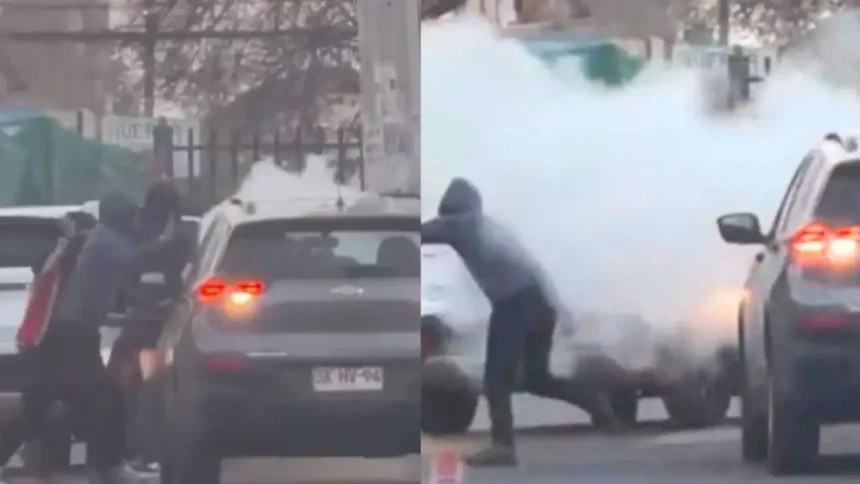 Intentan robar a mujer con extintor en Maipú: resistencia impacta