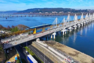 Nuevo Puente Ferroviario sobre el río Bío Bío marca un hito