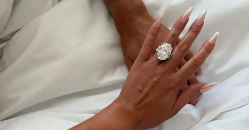 El lujoso anillo de compromiso de Cristiano Ronaldo a Georgina Rodríguez