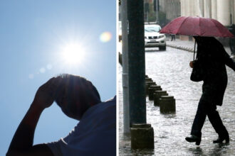 Cambio radical de clima en Santiago: de un calor de 32°C a lluvias este fin de semana