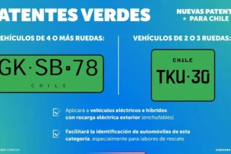 Chile implementará la 'Patente Verde' para vehículos eléctricos y híbridos: qué significa y quiénes deberán tenerla