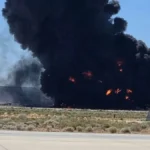 Accidente de bombardero B-52 en California deja ocho muertos