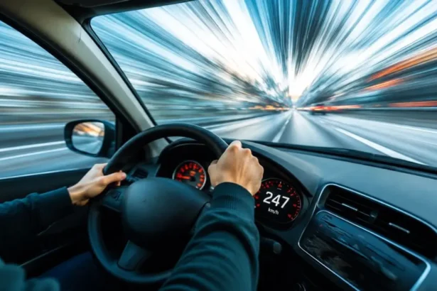 Acelerar a 264 km/h: Riesgos para la seguridad vial y el control del vehículo