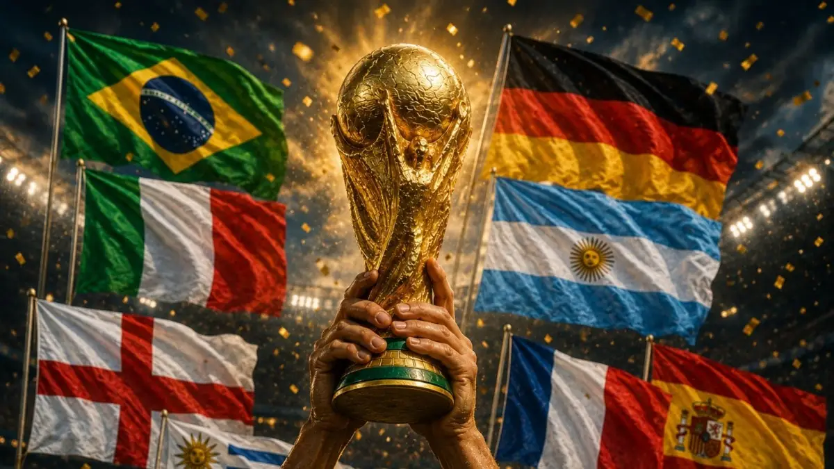 Brasil, campeón histórico: los países que dominan la Copa del Mundo Brasil, campeón histórico: los países que dominan la Copa del Mundo