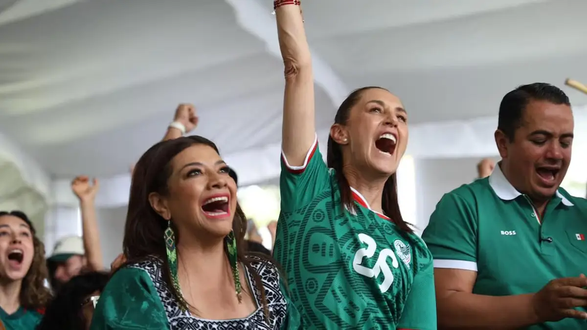 Claudia Sheinbaum asiste a inauguración del Mundial en un deportivo de Morena en Ciudad de México Claudia Sheinbaum asiste a inauguración del Mundial en un deportivo de Morena en Ciudad de México