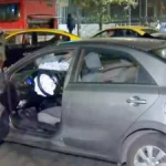 Colisión entre taxi y automóvil en Santiago genera congestión y revela múltiples infracciones
