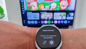 El Galaxy Watch introduce el Modo Puntero para controlar TVs Samsung por gestos