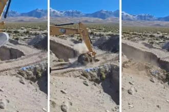Gobierno de Chile demuele puente clandestino en la frontera con Bolivia