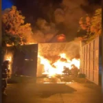 Incendio en procesadora de neumáticos en Cerrillos genera alarma en la RM