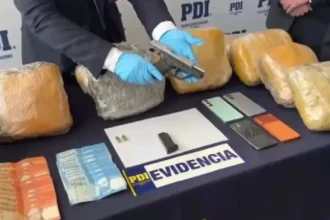 PDI detiene a tres en operativo que incauta $72 millones en droga en Valdivia