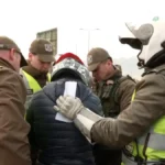 Violento intento de atropello en Renca: Motociclista evade control y ataca a carabinero