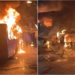 Santiago: fatal accidente deja cinco muertos y un incendio en barrio Franklin